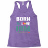 Born To Love Him (Born To Love Her &ndash; Born To Love Him Couples Design Racerback Tank