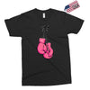 boxing gloves breast cancer Exclusive T-shirt