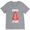 dad you're my hero V-Neck Tee