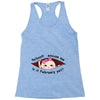 February Peeking Out Asian Baby Girl Racerback Tank