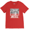 straight outta america V-Neck Tee