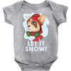 let it snow Baby Bodysuit