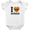 i love burger Baby Bodysuit