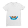 Two Peas In a Pod Twin Chocolate Baby Boys Ladies Fitted T-Shirt