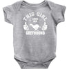 This Girl Loves Her Greyhound Baby Onesie