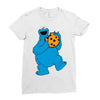 Cookie Monster Ladies Fitted T-Shirt