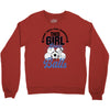 Some Girls Love Diamonds This Girl Loves Balls Crewneck Sweatshirt