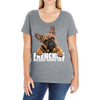 frenchies Ladies Curvy T-Shirt