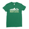 montana mountains Ladies Fitted T-Shirt