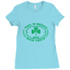 made in america with irish parts Ladies Fitted T-Shirt