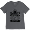 Queens Are Born In October V-Neck Tee