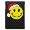 smiley face wears santa hat merry christmas iPad Mini