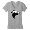 atlanta skyline falcons logo Women's V-Neck T-Shirt