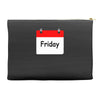 title of day of the week friday day of the week Accessory Pouches