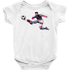lionel messi 3 Baby Bodysuit