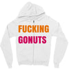 fucking gonuts Zipper Hoodie