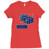 dick in a box shirt and sticker snl beer party t medium black Ladies Fitted T-Shirt