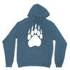large bear paw print crew neck long sleeve Hoodie