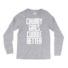 chubby girls cuddle better Long Sleeve Shirts