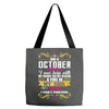 i am a october women Tote Bags