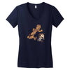 new adventures awaken Women's V-Neck T-Shirt