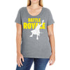 ride the rocket battle gaming Ladies Curvy T-Shirt