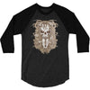 halloween skull 3/4 Sleeve Shirt