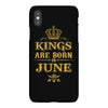 kings are born in june iPhoneX