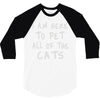 cat 3/4 Sleeve Shirt