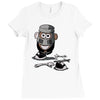 mr potato black knight Ladies Fitted T-Shirt