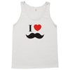 i love mustache Tank Top