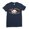 September Peeking Out Baby Boy Ladies Fitted T-Shirt