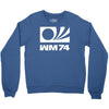 wm 74 germany world cup 1974 retro football Crewneck Sweatshirt