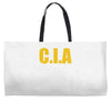 cia  funny  fashion fbi feds joke fancy dress Weekender Totes