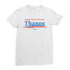 don't blame me i voted for thanos Ladies Fitted T-Shirt