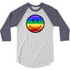 smiling 3/4 Sleeve Shirt