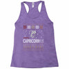santa capricorn christmas ugly t shirts Racerback Tank