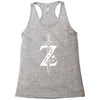 the legend of zelda - breath of the wild white logo Racerback Tank