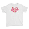 Jet'aime Flower Heart Youth Tee