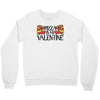 pizza is my valentine 4 Crewneck Sweatshirt