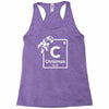 christmas periodic table of elements Racerback Tank