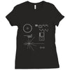 carl sagan's voyager golden record Ladies Fitted T-Shirt
