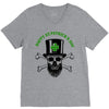 happy saint patrick day skull V-Neck Tee