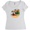 an amazing sand castle Women's Triblend Scoop T-shirt