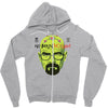 no brain no gain Zipper Hoodie