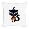 witch cat Throw Pillow