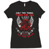 biker funny Ladies Fitted T-Shirt