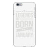 legends are born in january iPhone 6/6s Plus Case
