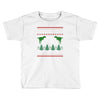 ugly dinosaur christmas Toddler T-shirt