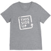 this side up funny drinking V-Neck Tee